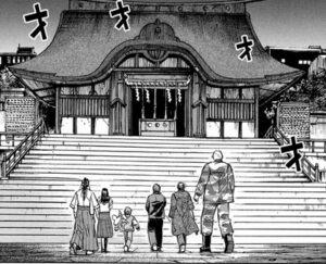 神社前