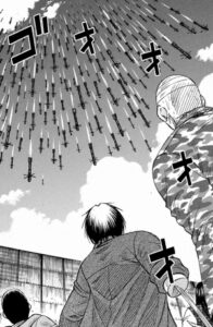 ミサイルの雨